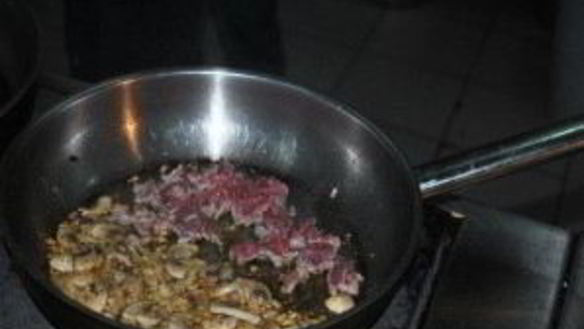 ШАГ 5. ризотто с говядиной