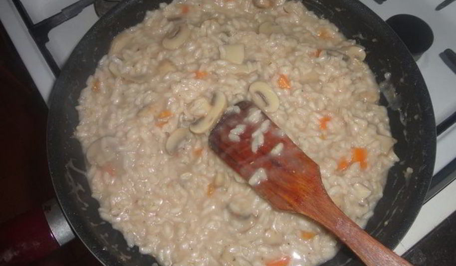 Рецепт ризотто с грибами и розмарином