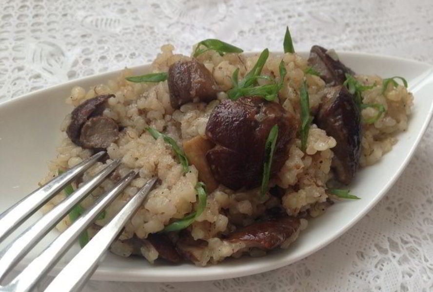 Ризотто с грибами в мультиварке