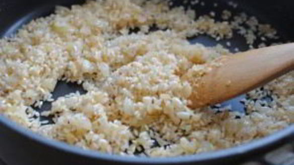 ШАГ 2. ризотто с кабачками и помидорами