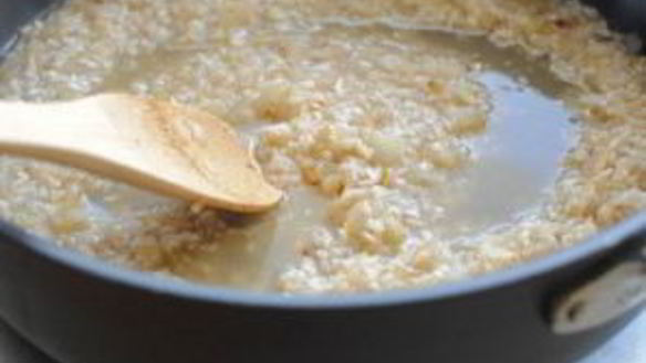 ШАГ 3. ризотто с кабачками и помидорами