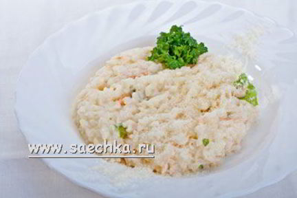 Ризотто с крабами