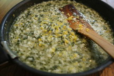 Ризотто с крапивой