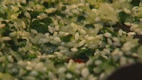 ШАГ 6. ризотто с крапивой