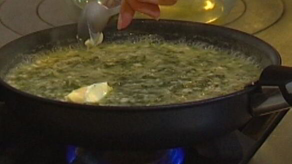 ШАГ 8. ризотто с крапивой