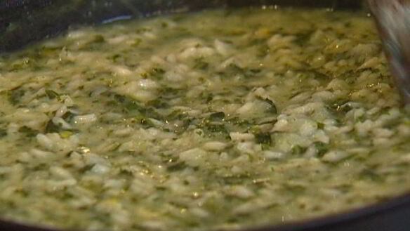 ШАГ 10. ризотто с крапивой