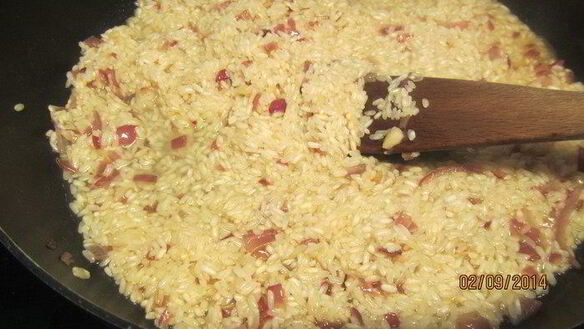 ШАГ 6. ризотто с креветками и ароматными травами