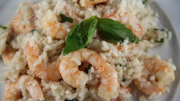 ШАГ 9. ризотто с креветками и ароматными травами