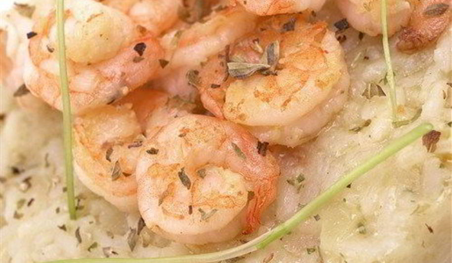 Рецепт ризотто с креветками и белым вином