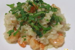 Ризотто с креветками