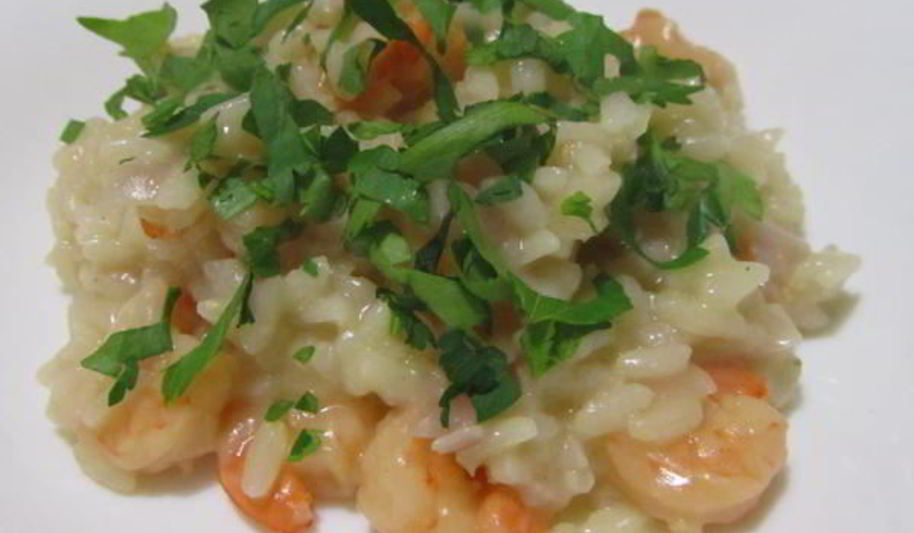 Рецепт ризотто с креветками
