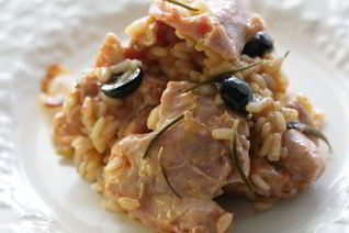 Ризотто с кроликом