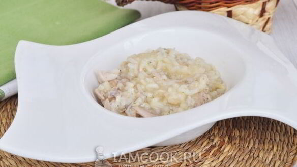 ШАГ 11. ризотто с курицей и пармезаном