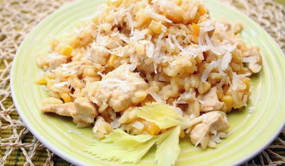 Рецепт ризотто с курицей