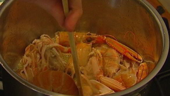 ШАГ 2. ризотто с лангустинами