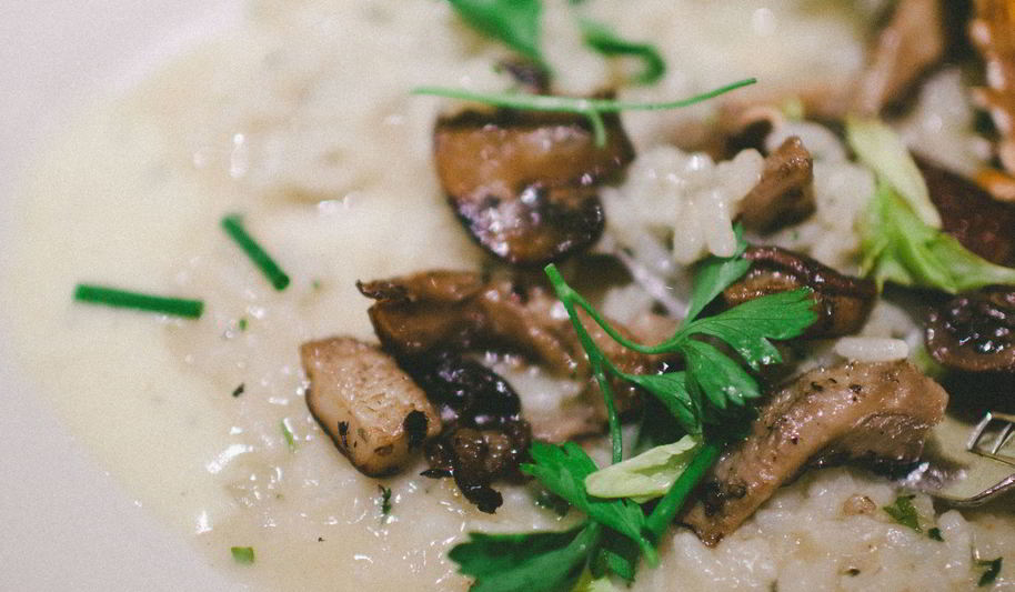 Рецепт ризотто с лесными грибами и белым вином