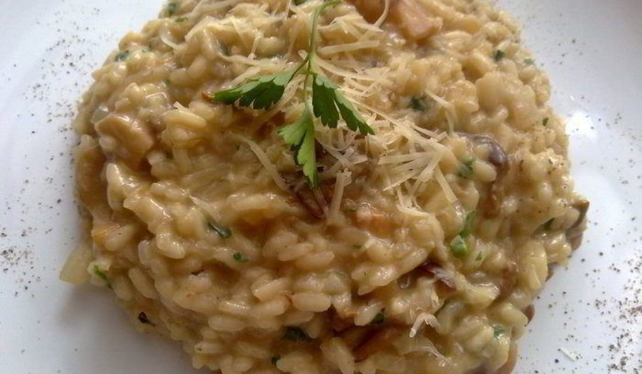 Рецепт ризотто с лесными грибами
