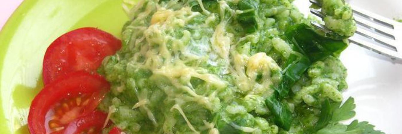 Ризотто с мангольдом и сыром