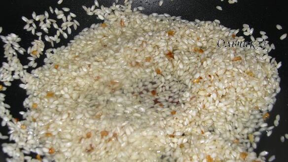 ШАГ 6. ризотто с мангольдом и сыром