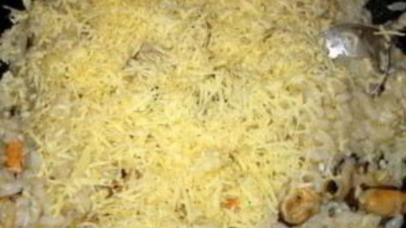 ШАГ 5. ризотто с мидиями