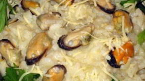 ШАГ 6. ризотто с мидиями