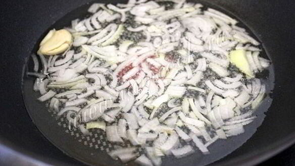 ШАГ 4. ризотто с морепродуктами и стручковой фасолью