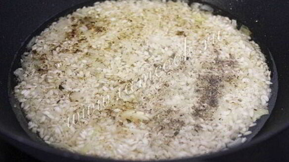 ШАГ 7. ризотто с морепродуктами и стручковой фасолью