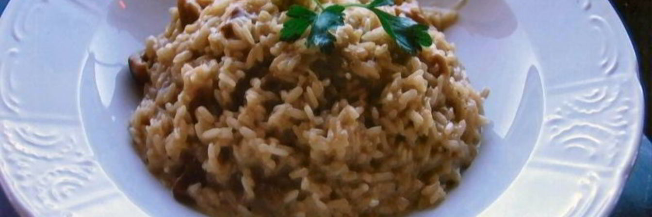 Ризотто с опятами