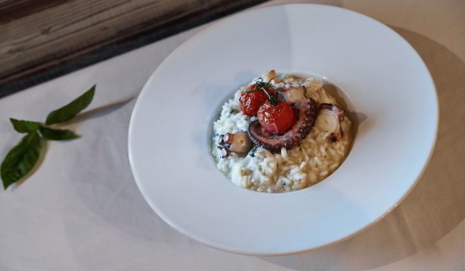 Рецепт ризотто с осьминогома