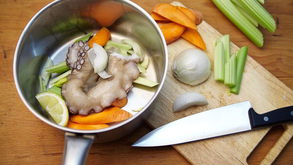 ШАГ 2. ризотто с осьминогом