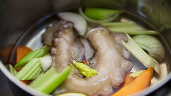 ШАГ 3. ризотто с осьминогом