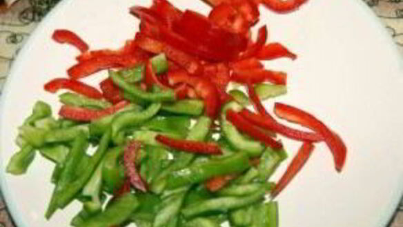 ШАГ 2. ризотто с овощами и мясом