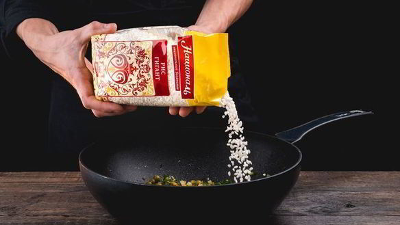 ШАГ 5. ризотто с овощами