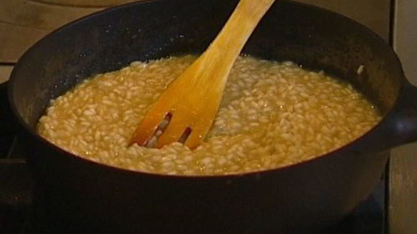 ШАГ 6. ризотто с сельдереем, ветчиной и пармезаном