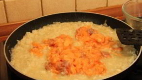 ШАГ 3. ризотто с семгой