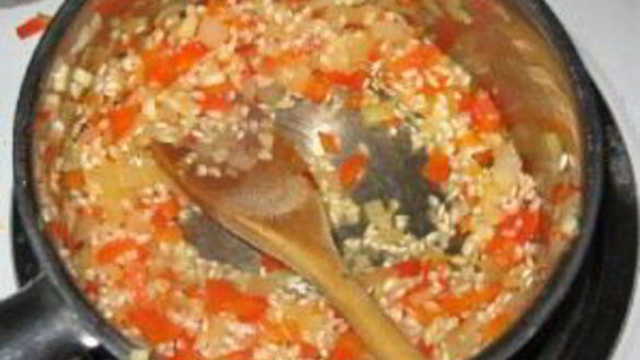 ШАГ 2. ризотто с шафраном и лимоном