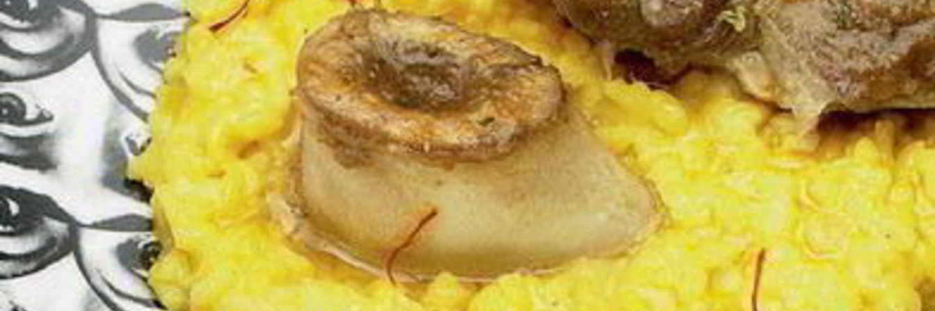 Ризотто с шафраном и оссобуко