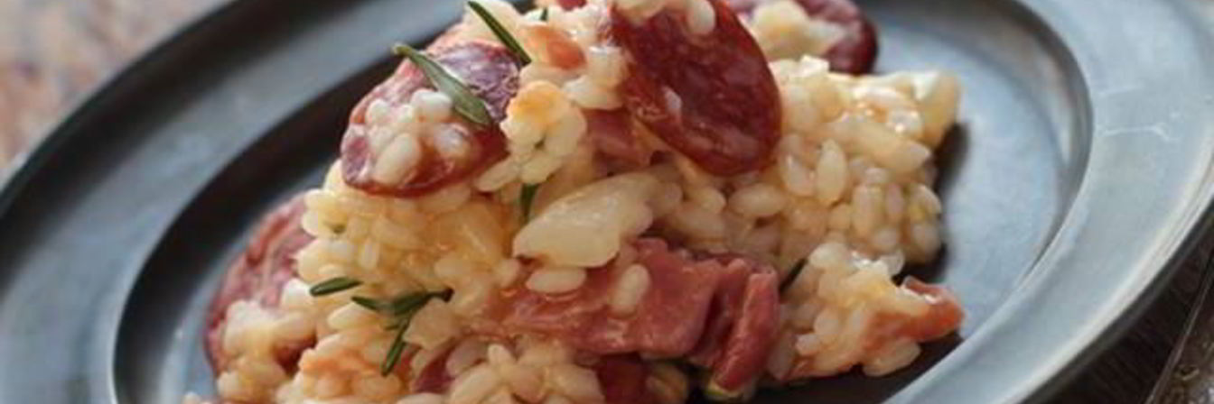 Ризотто с сосисками