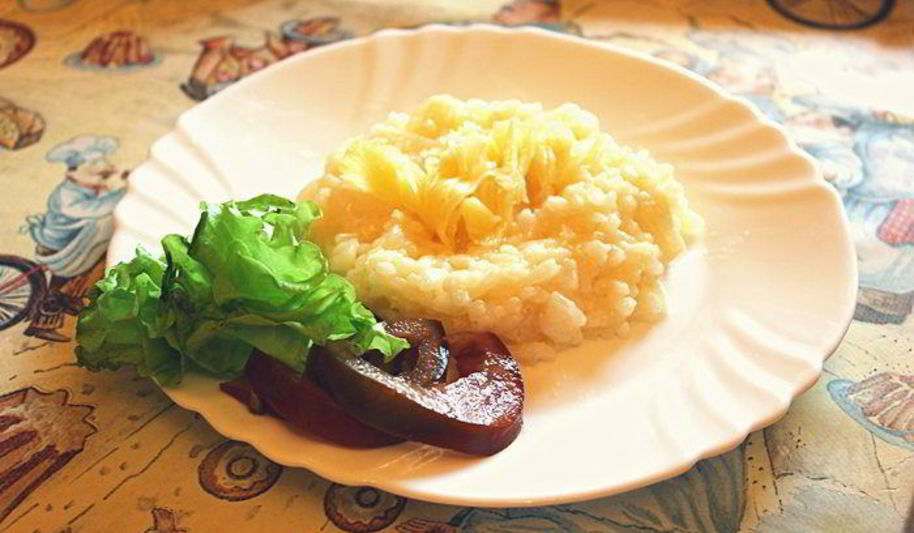 Рецепт ризотто с сыром и грушей