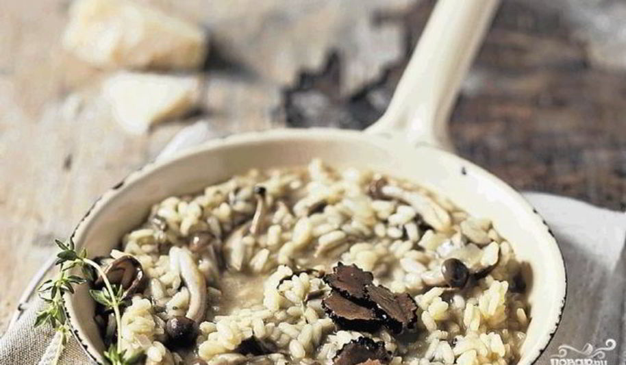 Рецепт ризотто с трюфелем