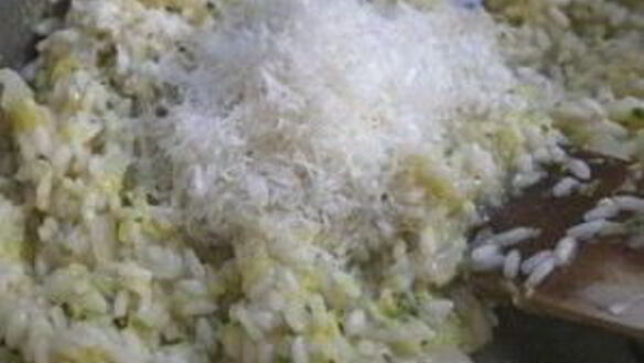 ШАГ 5. ризотто с цуккини и сквошем