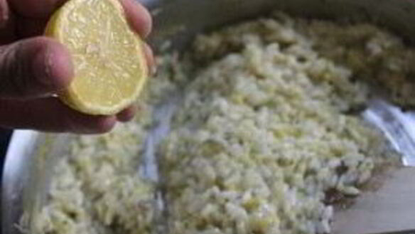 ШАГ 6. ризотто с цуккини и сквошем