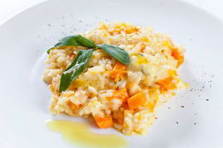 Ризотто с тыквой и горгонзолой