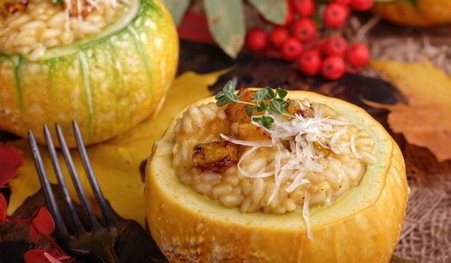 Рецепт ризотто с тыквой