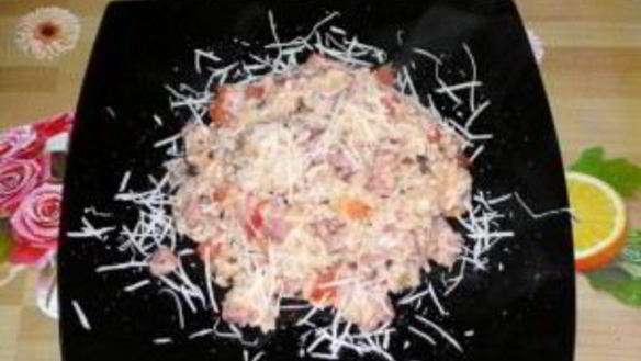 ШАГ 6. ризотто с ветчиной