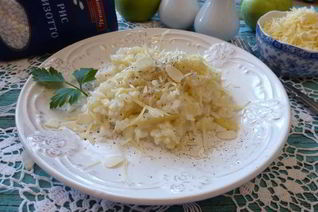 Ризотто с яблоком