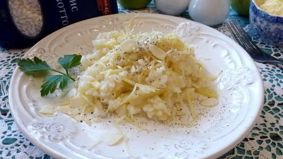 ШАГ 10. ризотто с яблоком