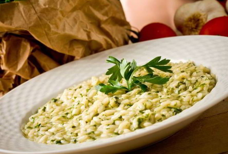 Ризотто со шпинатом