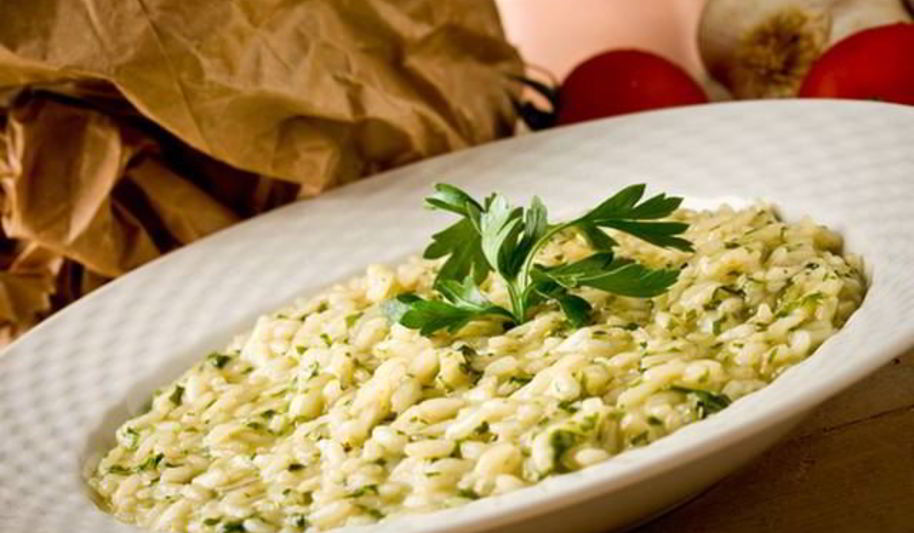 Рецепт ризотто со шпинатом