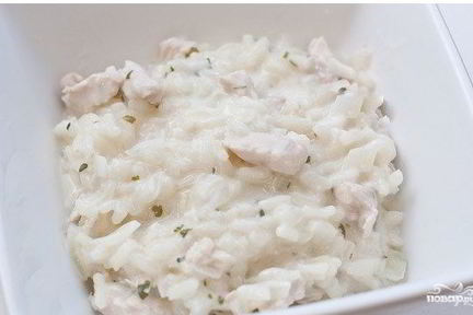 Ризотто со сливками